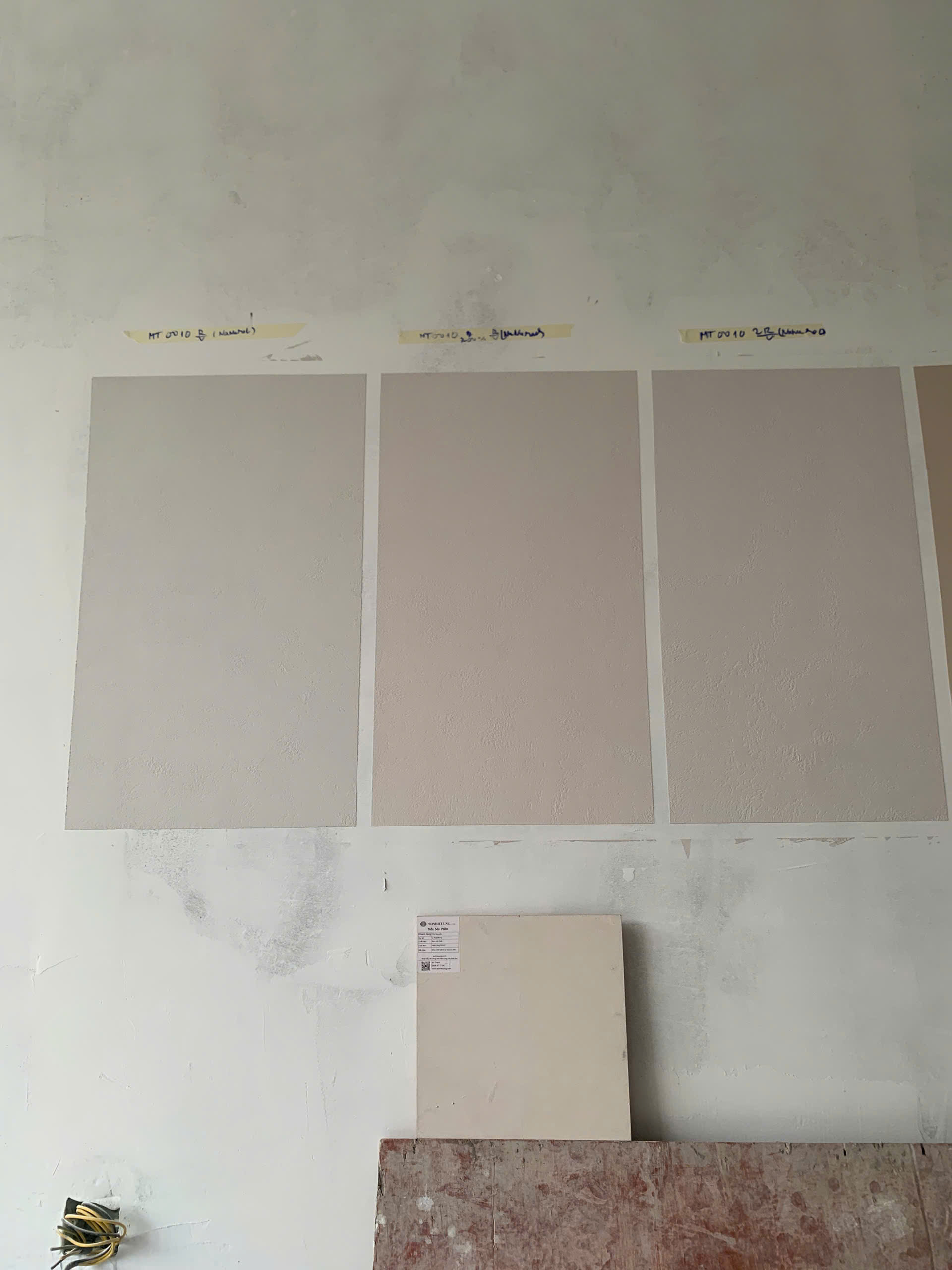 Thi công sơn hiệu ứng — mảng tường lớn
