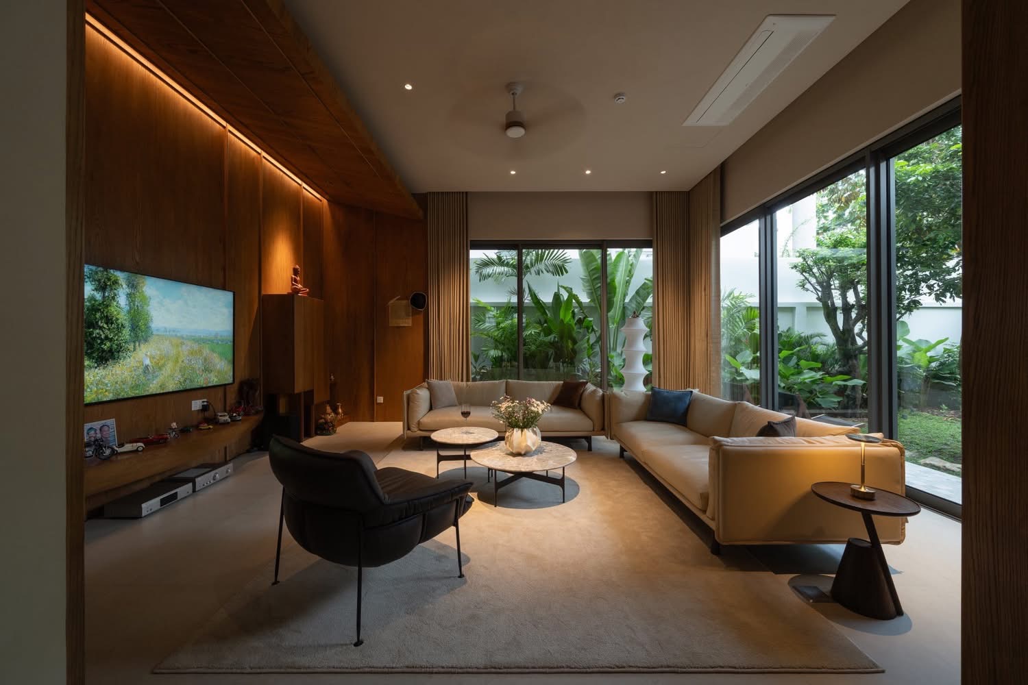 Bề mặt sơn hiệu ứng phù hợp cho biệt thự